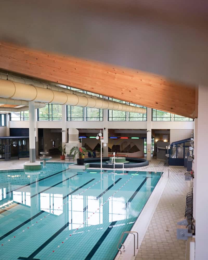 trix bad, schwimmerbecken, badehalle, trixi park, zittauer gebirge