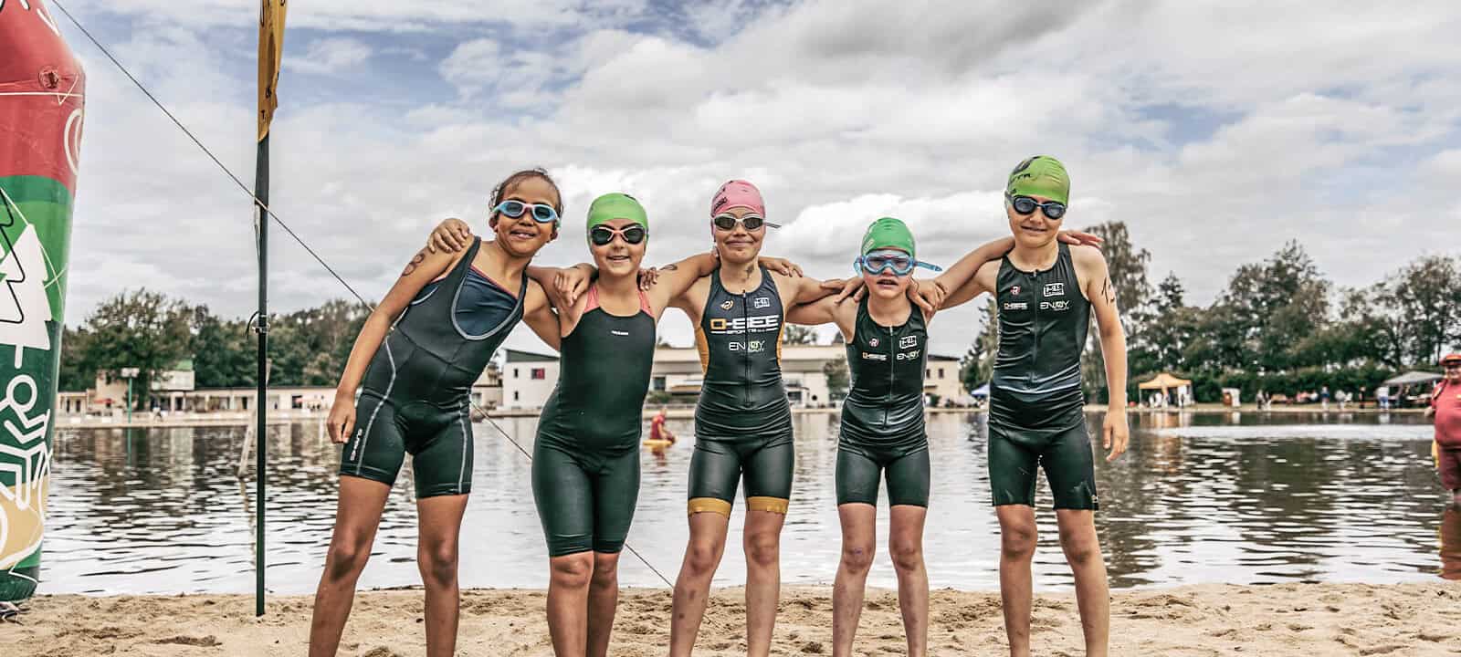 wellengang challenge kinder start im waldstrandbad grossschoenau