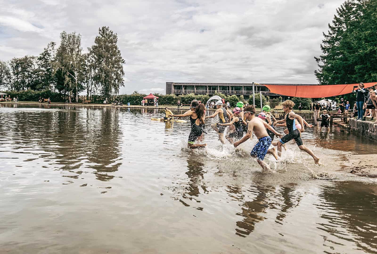 wellengang challenge-start familientriathlon trixi-park zittauer gebirge
