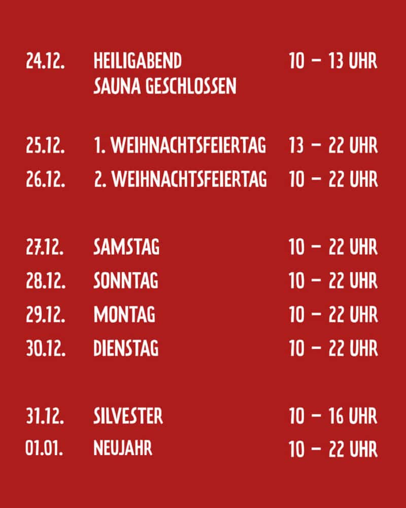 Weihnachten-Silvester