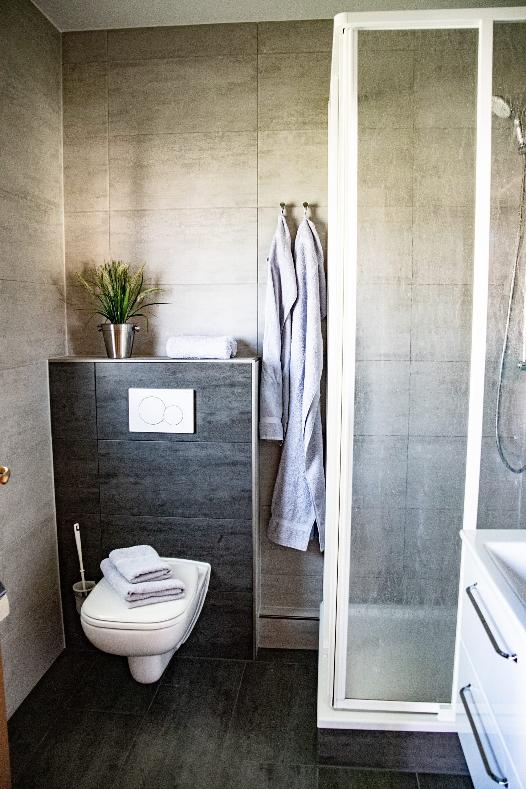 Trixi Ferienpark Badezimmer im Ferienhaus